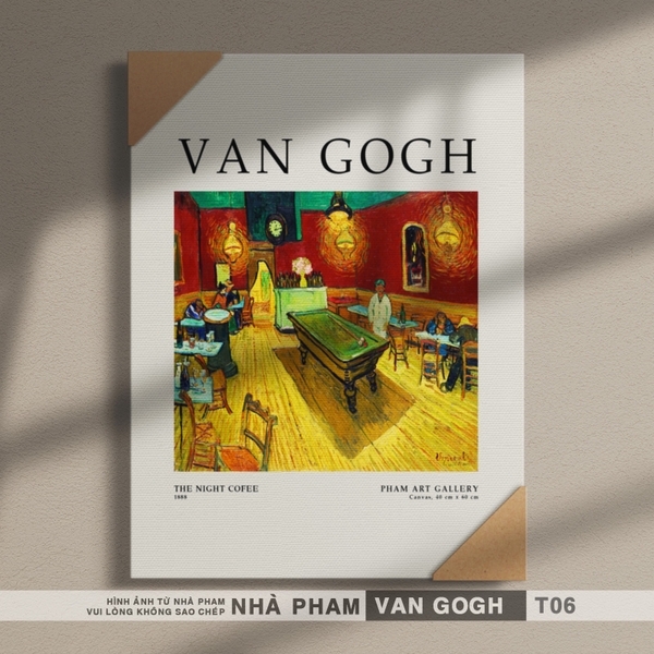 TRANH CANVAS VAN GOGH - 30X40CM - TRANH 06