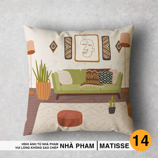 VỎ GỐI SOFA ABSTRACT GIRL - HÌNH 14