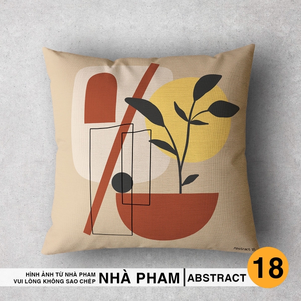 VỎ GỐI SOFA ABSTRACT - HÌNH 18