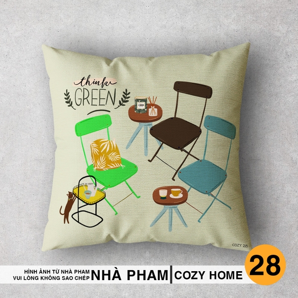 VỎ GỐI SOFA COZY HOME - HÌNH 28