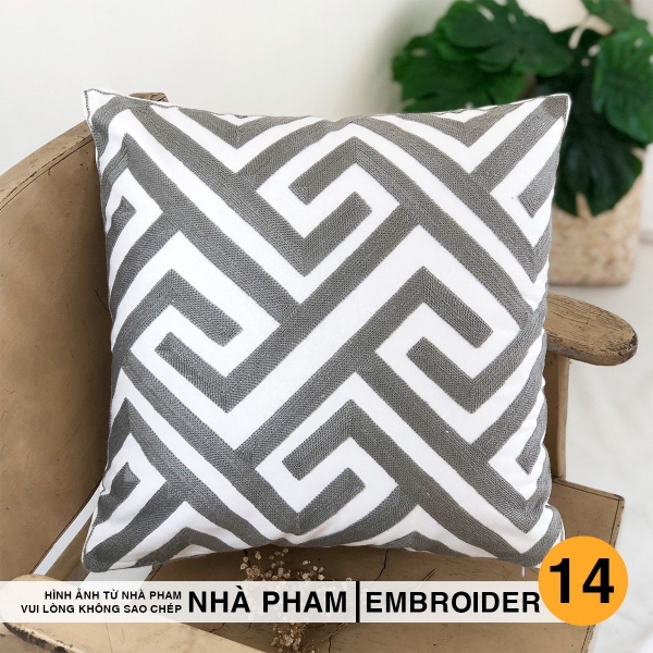 VỎ GỐI SOFA EMBROIDER - HÌNH 14