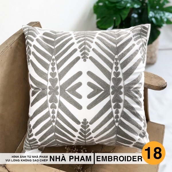 VỎ GỐI SOFA EMBROIDER - HÌNH 18