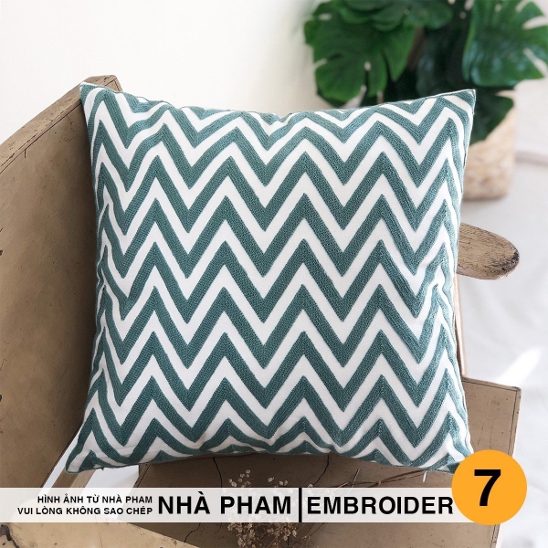 VỎ GỐI SOFA EMBROIDER - HÌNH 07