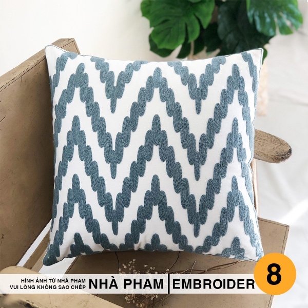 VỎ GỐI SOFA EMBROIDER - HÌNH 08