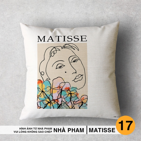 VỎ GỐI SOFA HENRI MATISSE - HÌNH 17