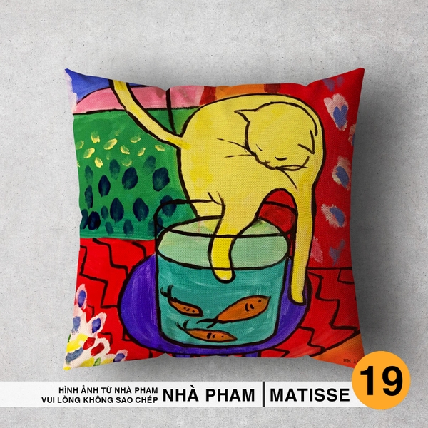 VỎ GỐI SOFA HENRI MATISSE - HÌNH 19