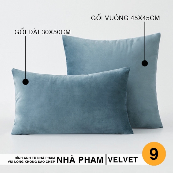 VỎ GỐI VUÔNG SOFA VELVET - HÌNH 09