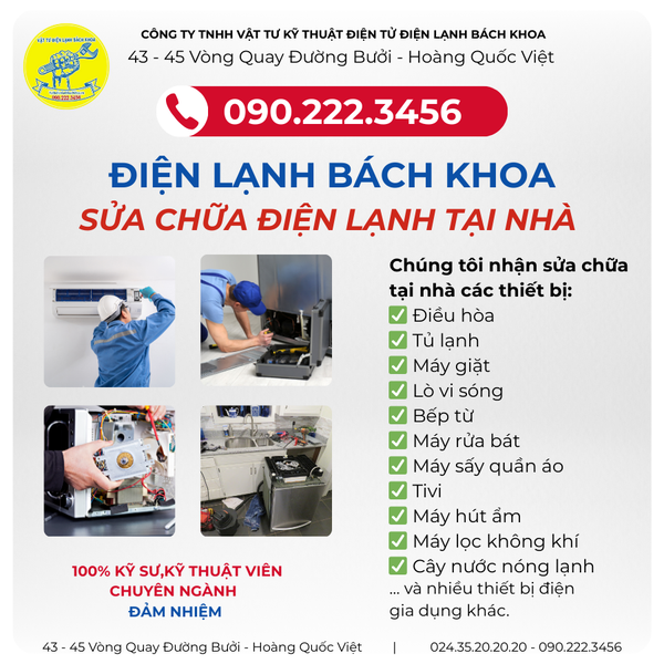 Dịch Vụ Sửa Chữa Điện Lạnh Bách Khoa: Giải Pháp Toàn Diện Cho Gia Đình Việt