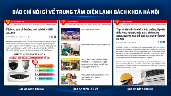 Điện lạnh Bách Khoa – Địa chỉ sửa chữa điện lạnh tại Hà Nội