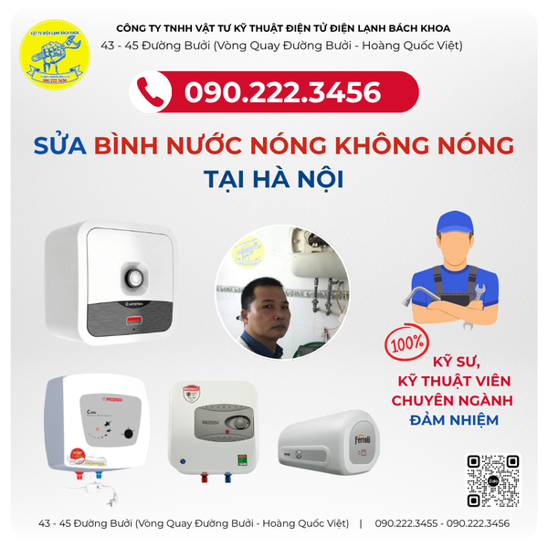 Sửa bình nóng lạnh tại Trần Quang Diệu