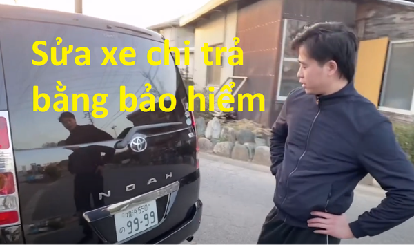 Sửa xe chi trả bằng bảo hiểm - Cách giảm thiệt hại nhất có thể khi xảy ra tai nạn ô tô ở Nhật