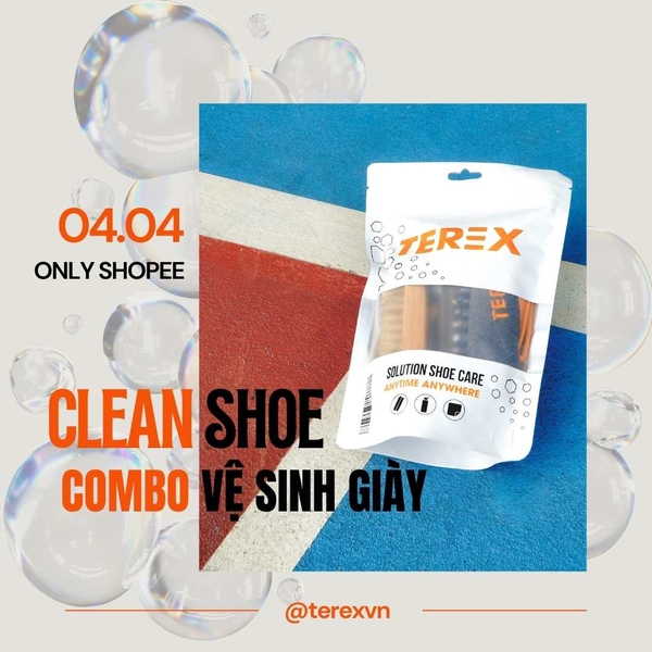 COMBO TEREX: BỘ VỆ SINH GIÀY