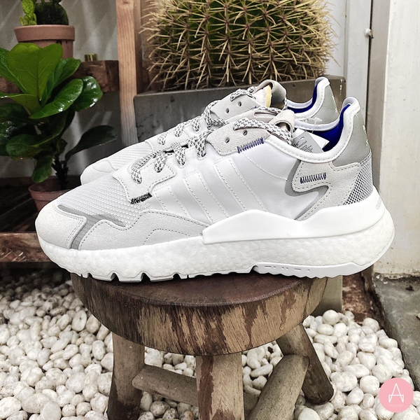 [EE5885] M ADIDAS NITE JOGGER 3M CLOUD WHITE