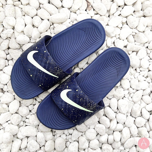 [CD6980-400] K NIKE KAWA GLOW IN THE DARK BLUE