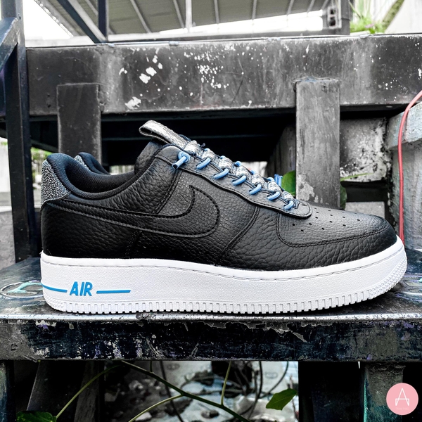 [898889-015] W NIKE AIR FORCE 1 '07 LUX 'BLACK REFLECTIVE'