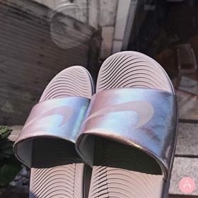 [819352-007] K NIKE KAWA SLIDE WOFT GREY SILVER