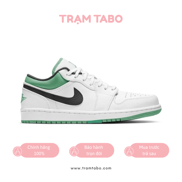 [553560-129] K AIR JORDAN 1 LOW ''WHITE STADIUM GREEN