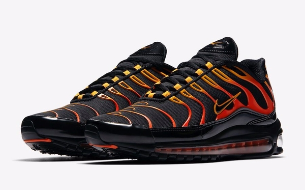 [AH8144-002] M NIKE AIR MAX 97 PLUS BLACK FIRE