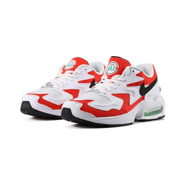 [AO1741-101] M NIKE AIR MAX 2 LIGHT HABANERO RED