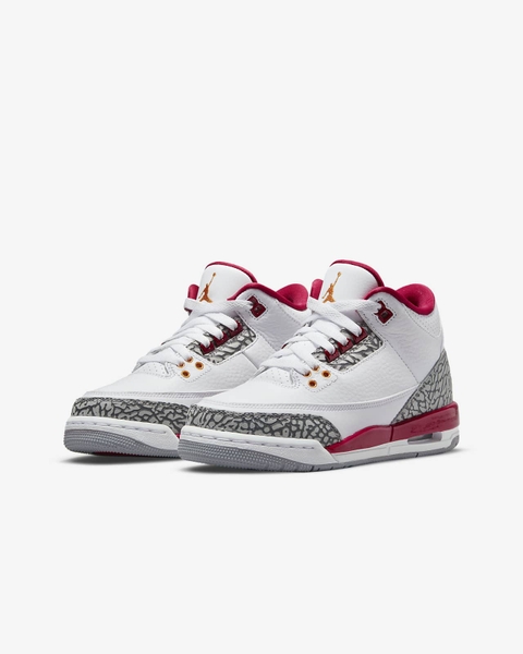 [398614-126] K AIR JORDAN 3 RETRO 'CARDINAL RED'