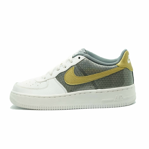 [CI3910-100] K NIKE AIR FORCE 1 SE BABY DRAGON GOLD GREY