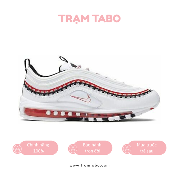 [CQ4817-100] K NIKE AIR MAX 97 HABANERO WHITE RED