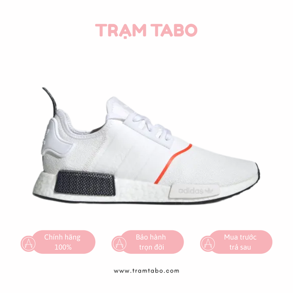 [EE5086] M ADIDAS NMD R1 WHITE SOLAR RED