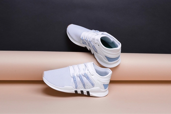 [CQ2155] W ADIDAS EQT RACING ADV WHITE ASH BLUE