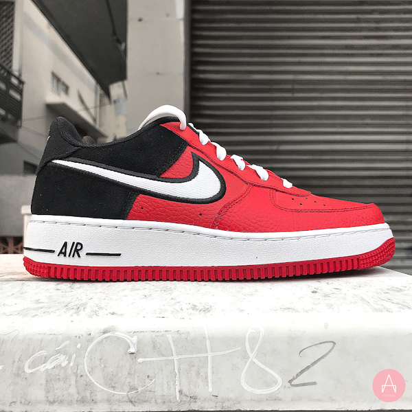 [AV0743-600] K NIKE AIR FORCE 1 LV8 MYSTIC RED WHITE BLACK