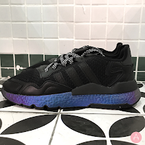 [FV3615] M ADIDAS NITE JOGGER BLACK METALLIC BOOST