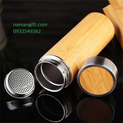 bình nước giữ nhiệt gỗ