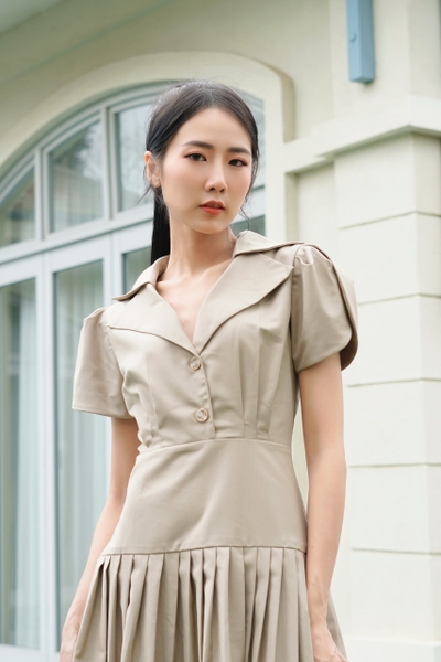 Lurie mini dress - Beige