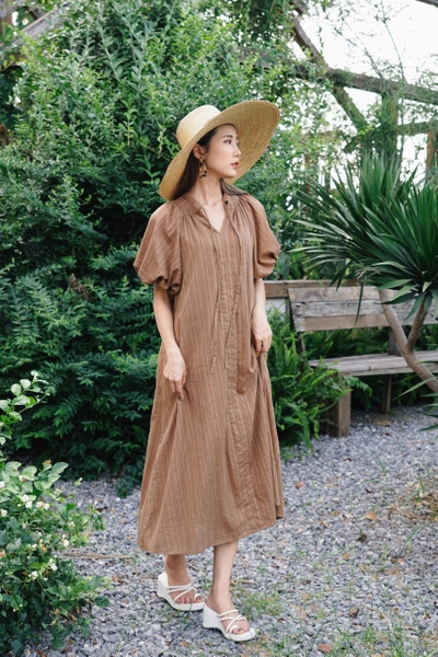 Lucas dress - Brown