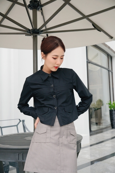 Pocket skirt - Light Grey