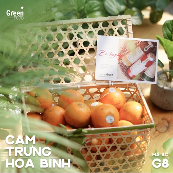 Giỏ Cam Trứng Hòa Bình (G8)