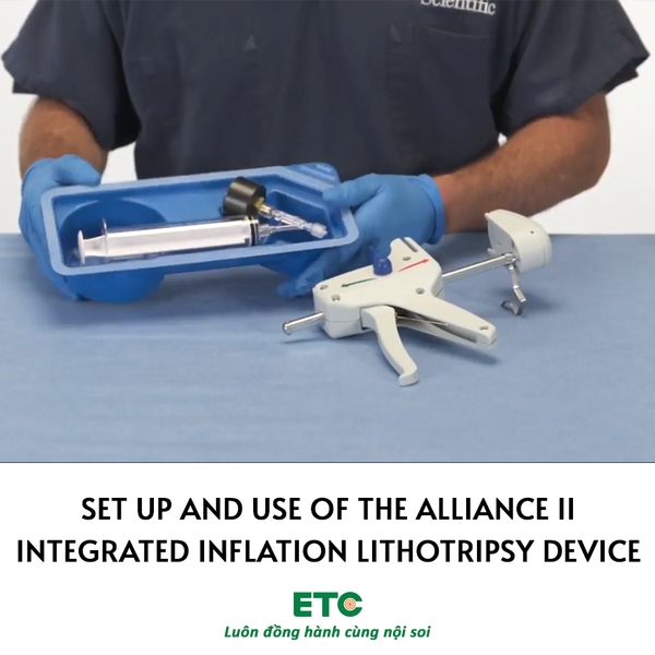 Set up and Use of the Alliance II Integrated Inflation Lithotripsy Device - ETC