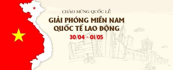 chào mừng đại lễ 30/4-1/5