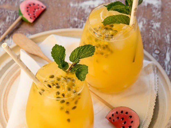 trà chanh dây mật ong