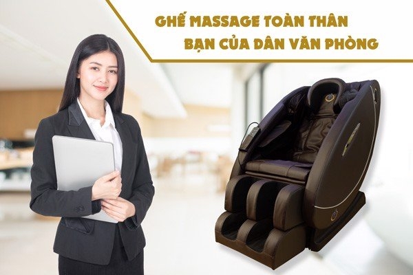 ghế mát xa cho dân công sở