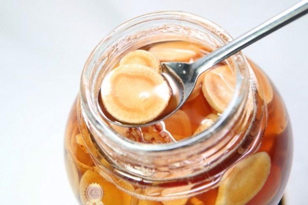 hồng sâm kết hợp với mật ong