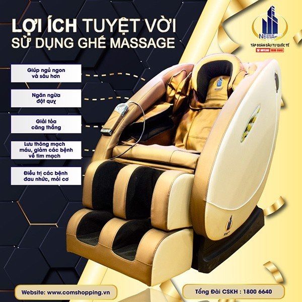 Lợi ích của ghế massage