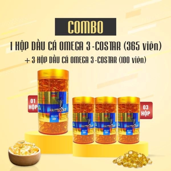 combo hộp dầu cá