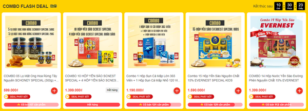 khung giờ flash sale