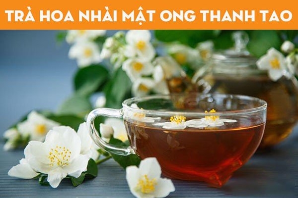 trà hoa nhài mật ong