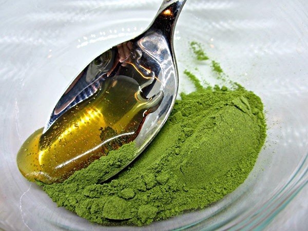 trà xanh mật ong bột matcha