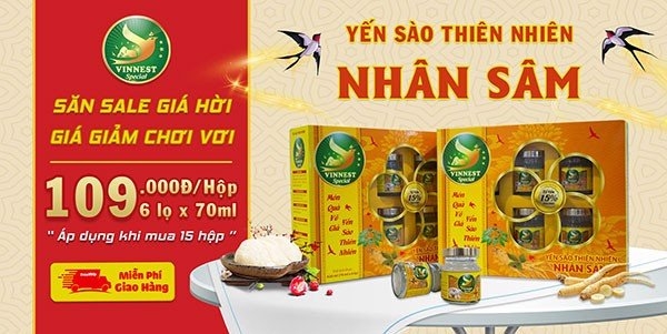 ưu đãi khi mua yến sào cao cấp