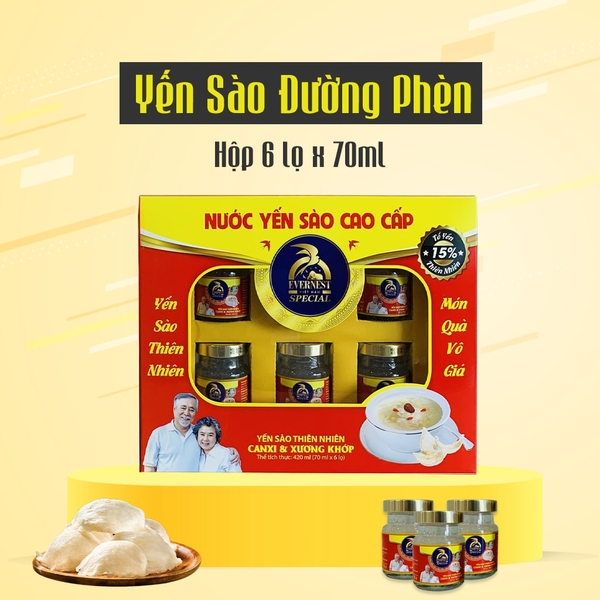 yến sào đường phèn dành cho mẹ