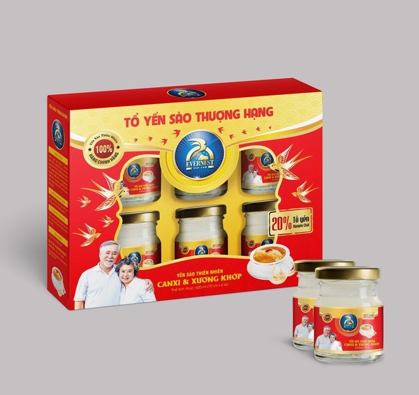 TỔ YẾN SÀO THƯỢNG HẠNG CANXI & XƯƠNG KHỚP 20% EVERNEST