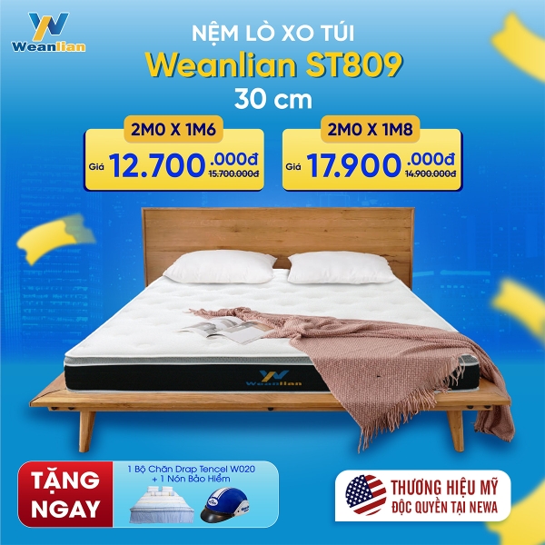 Nệm Lò Xo Túi WEANLIAN ST809