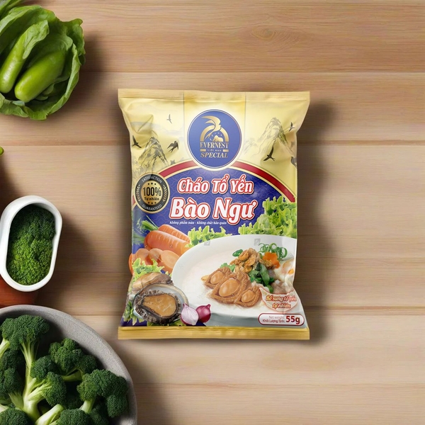 Cháo Tổ Yến Bào Ngư EVERNEST SPECIAL (gói 55g)